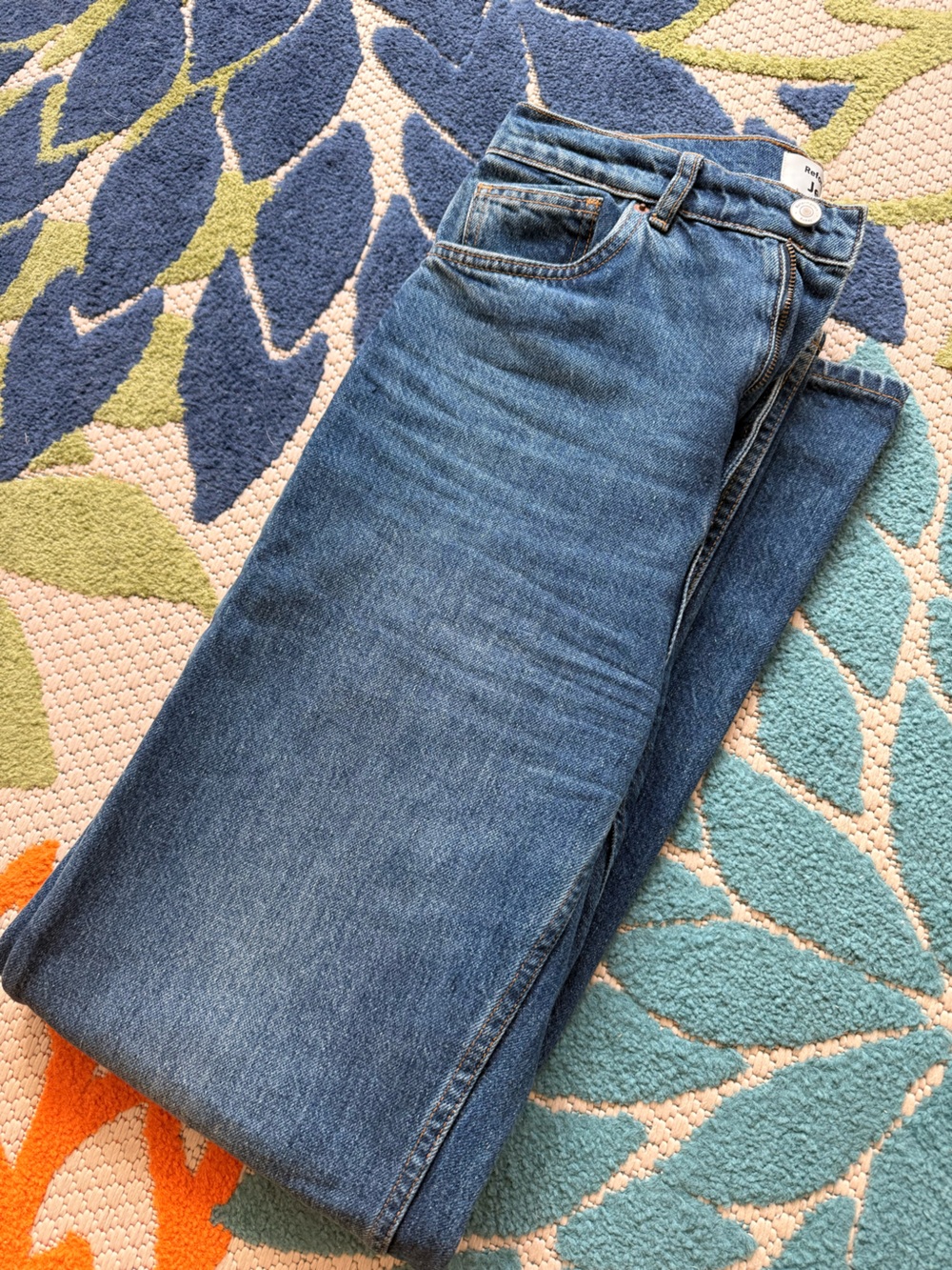 Reformation High Rise Wide Leg Jeans 28